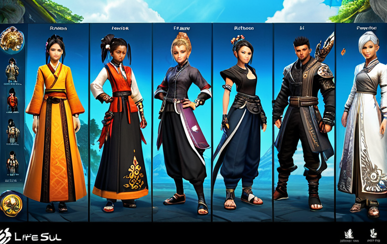 블레이드 앤 소울 직업 선택 팁 - Character Selection Screen**

"A brightly lit character selection screen from Blade & Soul, showing ...